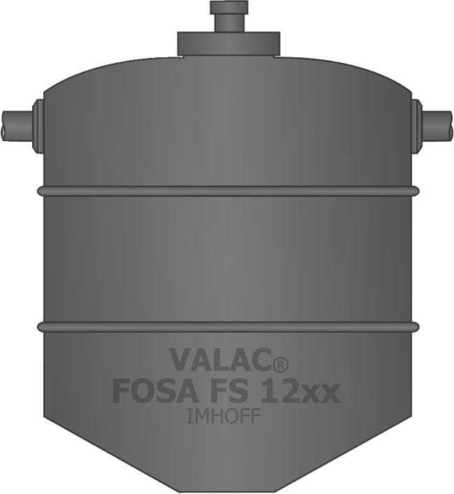 Fosa séptica VALAC® tipo Imhoff FS 12xx